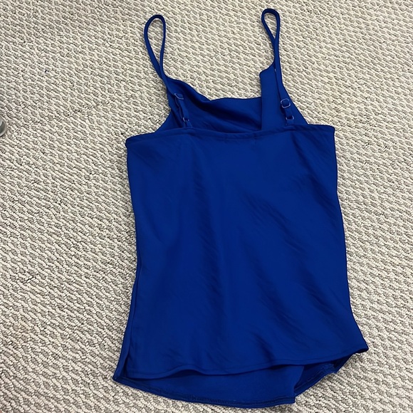 Altar’d State Blue silk top - Picture 2 of 3